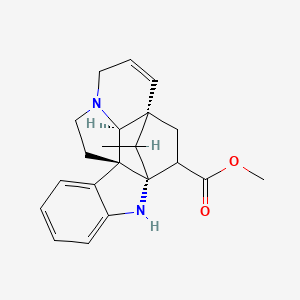 molecular formula C21H24N2O2 B15526289 methyl (1R,9R,12R,19S)-20-methyl-8,16-diazahexacyclo[10.6.1.19,12.01,9.02,7.016,19]icosa-2,4,6,13-tetraene-10-carboxylate 