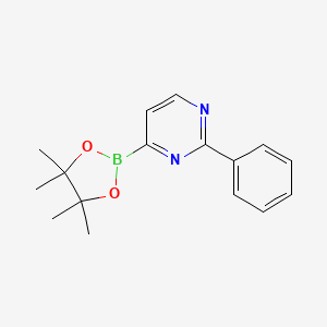 2-Phenyl-4-(4,4,5,5-tetramethyl-1,3,2-dioxaborolan-2-YL)pyrimidine