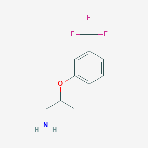 molecular formula C10H12F3NO B15526303 2-(3-Trifluoromethyl-phenoxy)-propylamine 