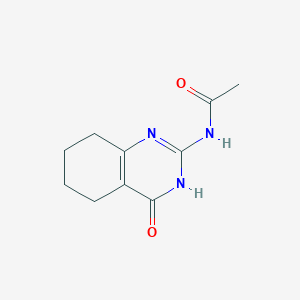 N-(4-oxo-3,4,5,6,7,8-hexahydro-2-quinazolinyl)acetamide