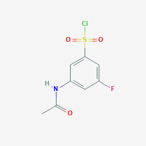 3-(Acetylamino)-5-fluorobenzenesulfonyl chloride