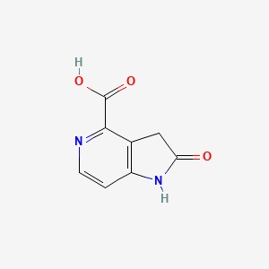 molecular formula C8H6N2O3 B15526441 2-Oxo-2,3-dihydro-1H-pyrrolo[3,2-C]pyridine-4-carboxylic acid 