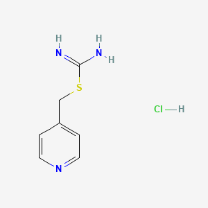 pyridin-4-ylmethyl carbamimidothioate;hydrochloride