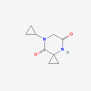 molecular formula C9H12N2O2 B15526488 7-Cyclopropyl-4,7-diazaspiro[2.5]octane-5,8-dione 