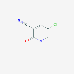 molecular formula C7H5ClN2O B15526515 5-Chloro-1-methyl-2-oxo-1,2-dihydropyridine-3-carbonitrile 