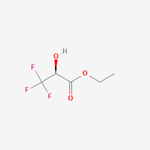 molecular formula C5H7F3O3 B15526528 (S)-Ethyl-2-hydroxy-3,3,3-trifluoropropionate 