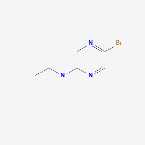 molecular formula C7H10BrN3 B15526536 5-Bromo-N-ethyl-N-methylpyrazin-2-amine 