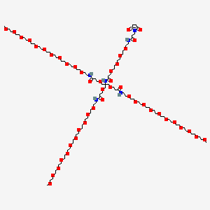 molecular formula C100H190N6O47 B15526578 MAL-PEG4-(m-PEG11)3 