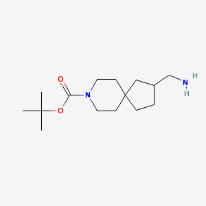 molecular formula C15H28N2O2 B15526593 Tert-butyl 2-(aminomethyl)-8-azaspiro[4.5]decane-8-carboxylate 