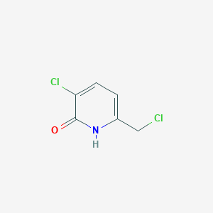 3-Chloro-6-(chloromethyl)pyridin-2-OL