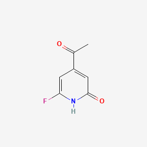 1-(2-Fluoro-6-hydroxypyridin-4-YL)ethanone