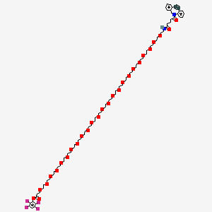 molecular formula C77H118F4N2O28 B15526712 DBCO-PEG24-TFP ester 