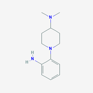 molecular formula C13H21N3 B15526717 1-(2-aminophenyl)-N,N-dimethylpiperidin-4-amine 