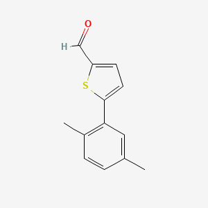 5-(2,5-Dimethylphenyl)thiophene-2-carbaldehyde