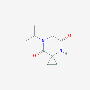 molecular formula C9H14N2O2 B15526776 7-Isopropyl-4,7-diazaspiro[2.5]octane-5,8-dione 