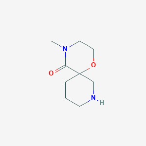 molecular formula C9H16N2O2 B15526831 4-Methyl-1-oxa-4,8-diazaspiro[5.5]undecan-5-one 