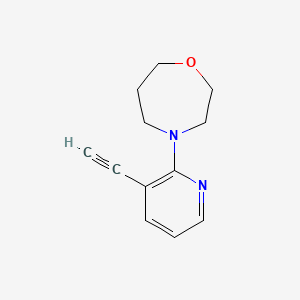 4-(3-Ethynylpyridin-2-yl)-1,4-oxazepane