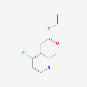 Ethyl 2-(4-chloro-2-methylpyridin-3-YL)acetate