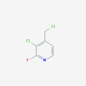 3-Chloro-4-(chloromethyl)-2-fluoropyridine