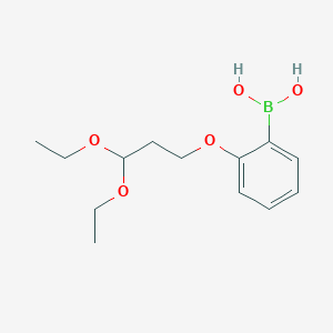 molecular formula C13H21BO5 B15526904 2-(3,3-Diethoxypropoxy)phenylboronic acid 