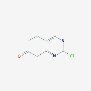 molecular formula C8H7ClN2O B15527014 2-Chloro-5,6,7,8-tetrahydroquinazolin-7-one 