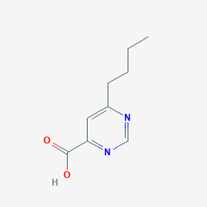 molecular formula C9H12N2O2 B15527036 6-Butylpyrimidine-4-carboxylic acid 