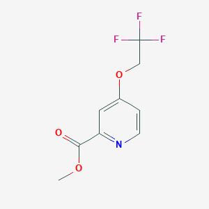 4-(2,2,2-Trifluoro-ethoxy)-pyridine-2-carboxylic acid methyl ester