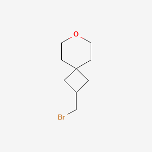 molecular formula C9H15BrO B15527081 2-(Bromomethyl)-7-oxaspiro[3.5]nonane 