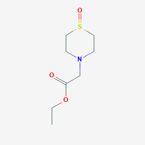 Ethyl 2-(1-oxidothiomorpholino)acetate