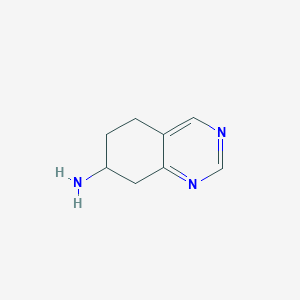 molecular formula C8H11N3 B15527120 5,6,7,8-Tetrahydroquinazolin-7-amine 