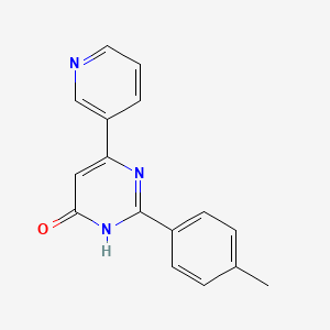 2-(4-methylphenyl)-6-(3-pyridinyl)-4(3H)-pyrimidinone