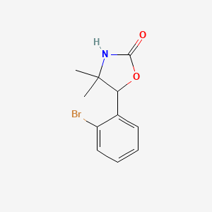 5-(2-Bromophenyl)-4,4-dimethyloxazolidin-2-one