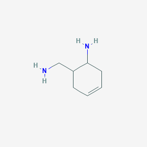 molecular formula C7H14N2 B15527245 6-(Aminomethyl)cyclohex-3-en-1-amine 