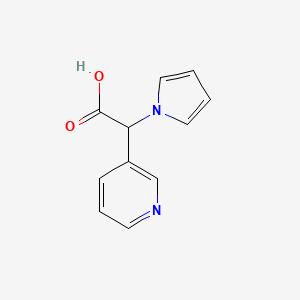 2-(pyridin-3-yl)-2-(1H-pyrrol-1-yl)acetic acid