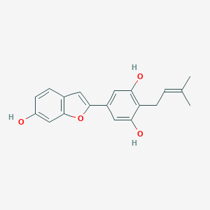 molecular formula C19H18O4 B155273 桑葚素 C CAS No. 69120-06-5