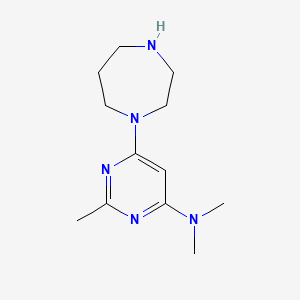 6-(1,4-diazepan-1-yl)-N,N,2-trimethylpyrimidin-4-amine