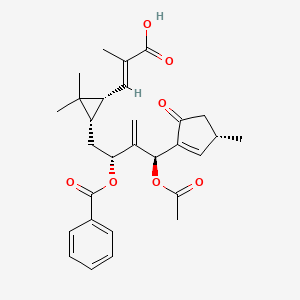 molecular formula C29H34O7 B15527309 Lathyranoic acid A 