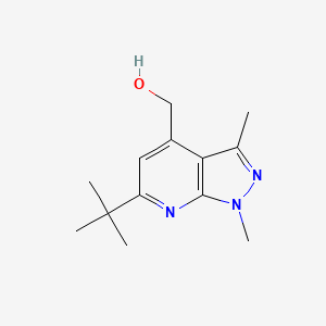 (6-(tert-butyl)-1,3-dimethyl-1H-pyrazolo[3,4-b]pyridin-4-yl)methanol