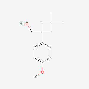 (1-(4-Methoxyphenyl)-3,3-dimethylcyclobutyl)methanol