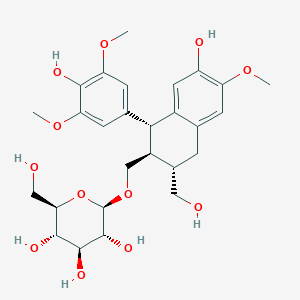 (-)-5'-Methoxyisolariciresinol 3alpha-O-beta-glucopyranoside