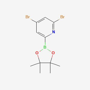 4,6-Dibromopyridine-2-boronic acid pinacol ester