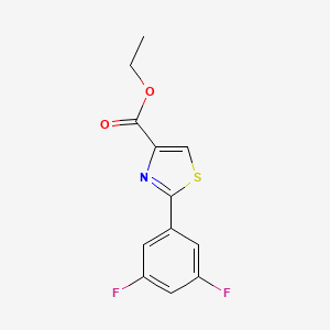 Ethyl 2-(3,5-difluorophenyl)thiazole-4-carboxylate