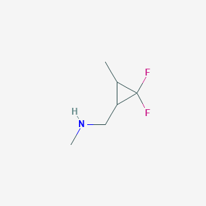 1-(2,2-difluoro-3-methylcyclopropyl)-N-methylmethanamine