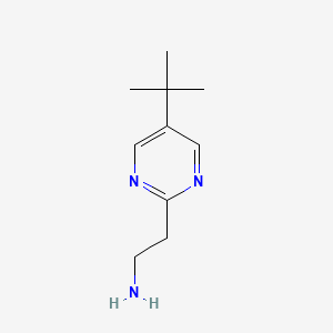 2-(5-Tert-butylpyrimidin-2-YL)ethan-1-amine