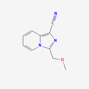 3-(Methoxymethyl)imidazo[1,5-a]pyridine-1-carbonitrile