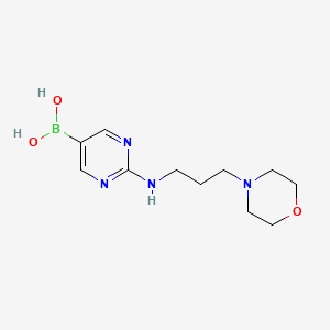 (2-[(3-Morpholin-4-ylpropyl)amino]pyrimidin-5-YL)boronic acid