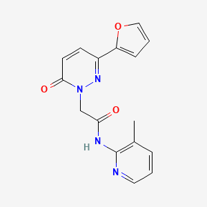 2-(3-(furan-2-yl)-6-oxopyridazin-1(6H)-yl)-N-(3-methylpyridin-2-yl)acetamide