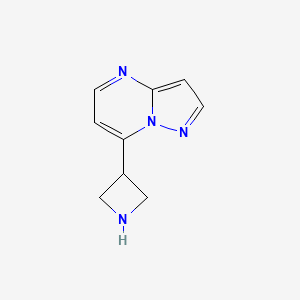 3-{Pyrazolo[1,5-a]pyrimidin-7-yl}azetidine