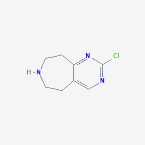 2-Chloro-6,7,8,9-tetrahydro-5H-pyrimido[4,5-D]azepine