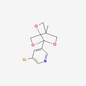 3-Bromo-5-(4-methyl-2,6,7-trioxabicyclo[2.2.2]octan-1-yl)pyridine